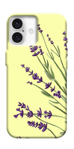 Чехол itsPrint Lavender art для Apple iPhone 16 (6.1")