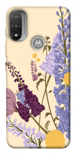 Чехол itsPrint Flowers art для Motorola Moto E20