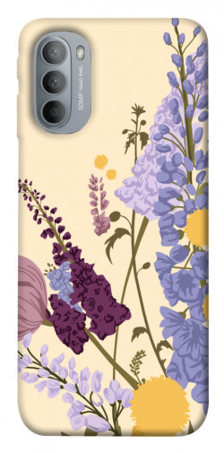 Чохол itsPrint Flowers art для Motorola Moto G31