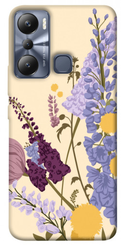 Чохол itsPrint Flowers art для Infinix Hot 20i