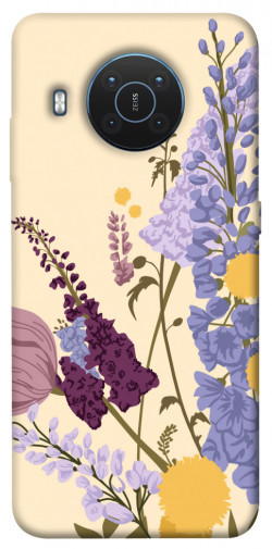 Чохол itsPrint Flowers art для Nokia X10 / X20