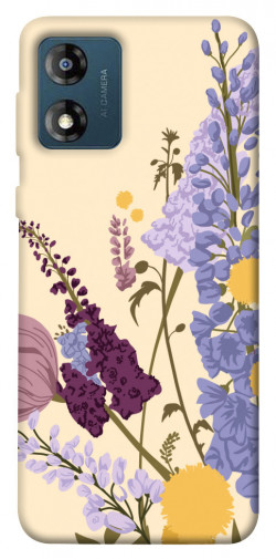 Чехол itsPrint Flowers art для Motorola Moto E13