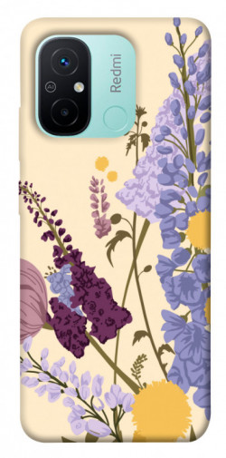 Чехол itsPrint Flowers art для Xiaomi Redmi 12C
