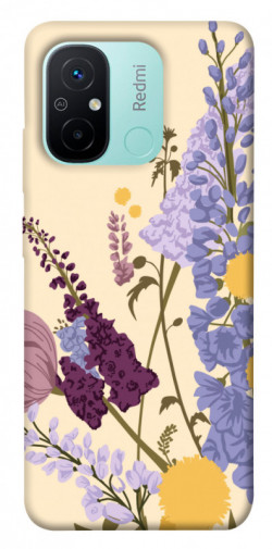 Чохол itsPrint Flowers art для Xiaomi Redmi 12C