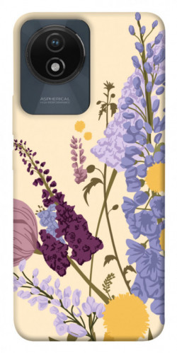 Чехол itsPrint Flowers art для Vivo Y02