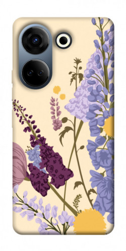 Чехол itsPrint Flowers art для TECNO Camon 20 Pro (CK7n)