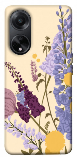 Чохол itsPrint Flowers art для Oppo A58 4G