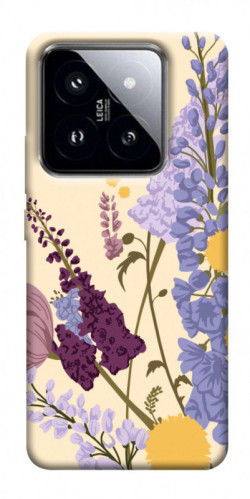 Чохол itsPrint Flowers art для Xiaomi 14 Pro