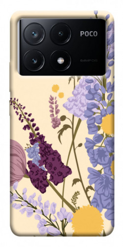 Чехол itsPrint Flowers art для Xiaomi Poco X6