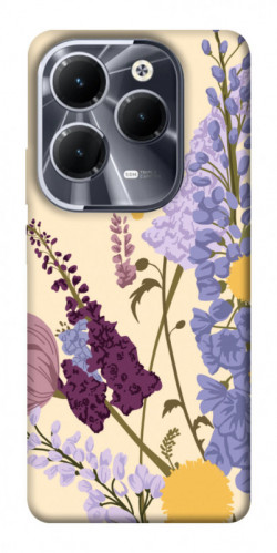 Чохол itsPrint Flowers art для Infinix Hot 40