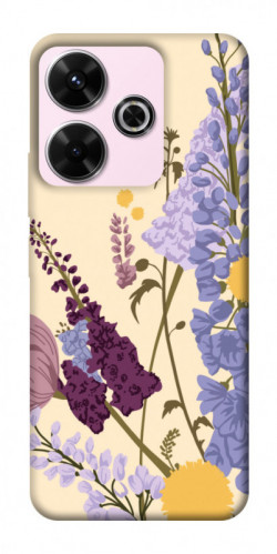 Чехол itsPrint Flowers art для Xiaomi Redmi 13 4G / Poco M6 4G