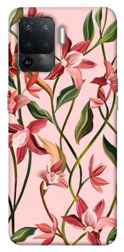 Чехол itsPrint Floral motifs для Oppo Reno 5 Lite