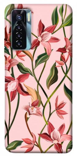 Чохол itsPrint Floral motifs для TECNO Camon 17 Pro