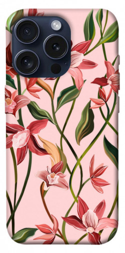 Чехол itsPrint Floral motifs для Apple iPhone 15 Pro (6.1")