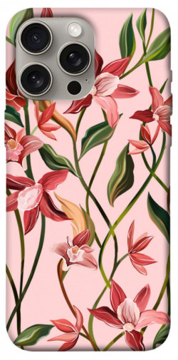 Чохол itsPrint Floral motifs для Apple iPhone 15 Pro Max (6.7")