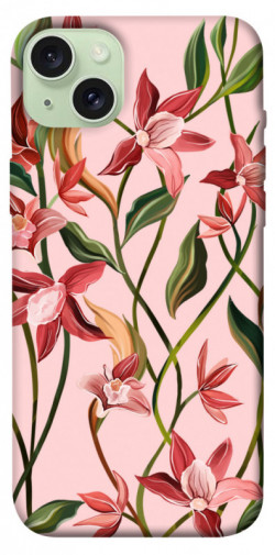 Чехол itsPrint Floral motifs для Apple iPhone 15 Plus (6.7")