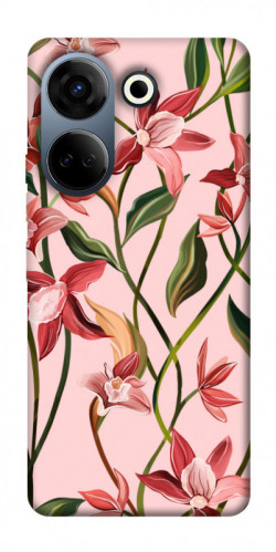 Чехол itsPrint Floral motifs для TECNO Camon 20 Pro (CK7n)