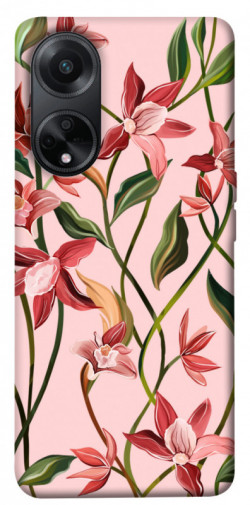 Чехол itsPrint Floral motifs для Oppo A58 4G