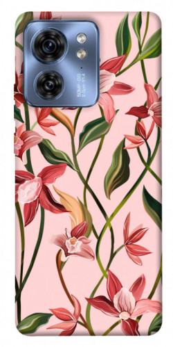Чехол itsPrint Floral motifs для Motorola Edge 40