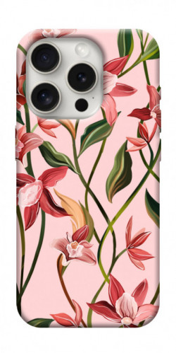 Чехол itsPrint Floral motifs для Apple iPhone 16 Pro (6.3")