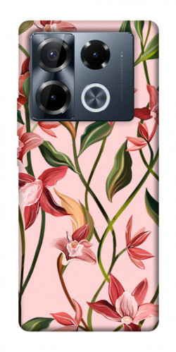 Чехол itsPrint Floral motifs для Infinix Note 40 Pro 4G