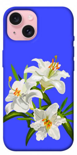 Чехол itsPrint Three lilies для Apple iPhone 15 (6.1")