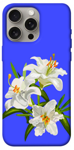Чехол itsPrint Three lilies для Apple iPhone 15 Pro Max (6.7")