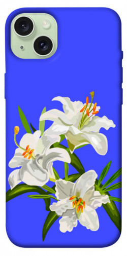 Чехол itsPrint Three lilies для Apple iPhone 15 Plus (6.7")