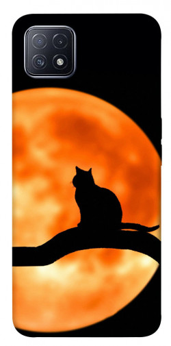 Чехол itsPrint Кот на фоне луны для Oppo A73