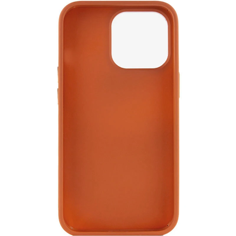 TPU чехол Bonbon Metal Style для Apple iPhone 14 Pro Max (6.7"), Оранжевый / Papaya 2, Силикон, купить оптом с доставкой