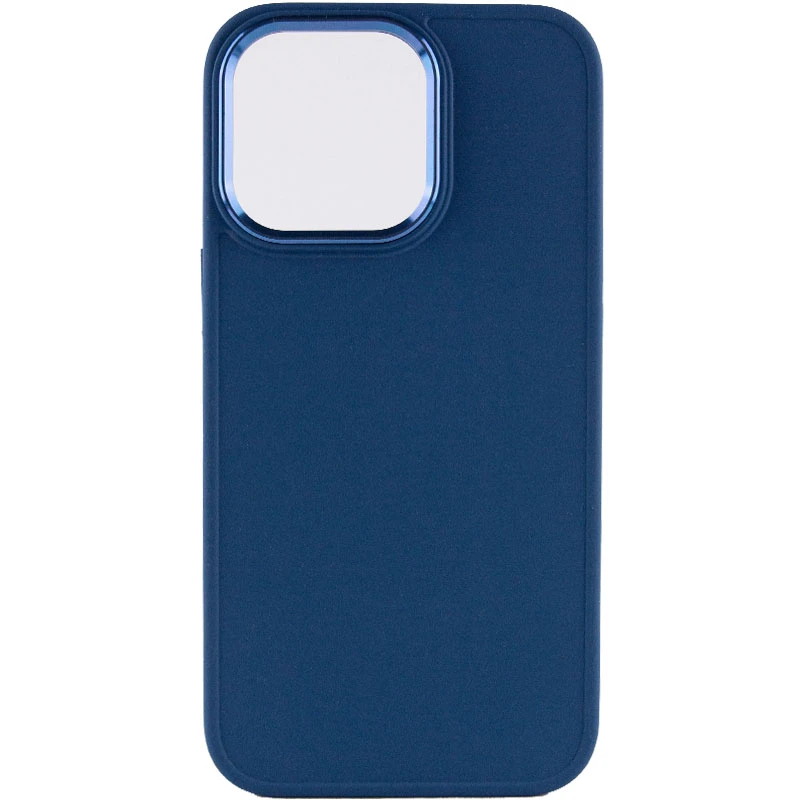 TPU чехол Bonbon Metal Style для Apple iPhone 14 Pro Max (6.7"), Синий / Cosmos blue 1, Силикон, купить оптом с доставкой