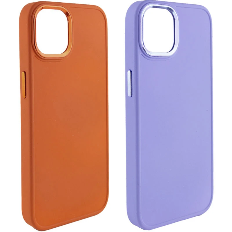 TPU чехол Bonbon Metal Style для Apple iPhone 14 (6.1"), Силикон, купить оптом с доставкой