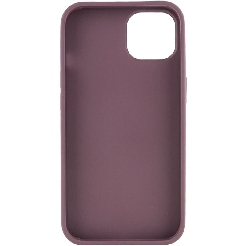 TPU чехол Bonbon Metal Style для Apple iPhone 14 (6.1"), Бордовый / Plum 2, Силикон, купить оптом с доставкой