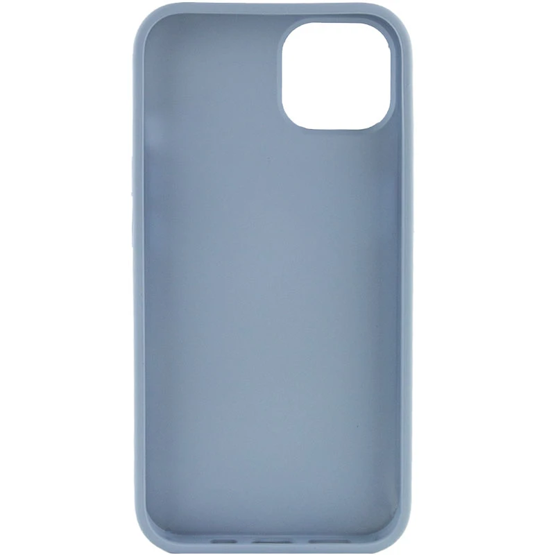 TPU чехол Bonbon Metal Style для Apple iPhone 14 (6.1"), Голубой / Mist blue 2, Силикон, купить оптом с доставкой