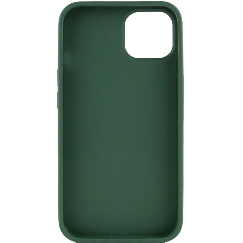 TPU чехол Bonbon Metal Style для Apple iPhone 14 (6.1"), Зеленый / Pine green 2, Силикон, купить оптом с доставкой