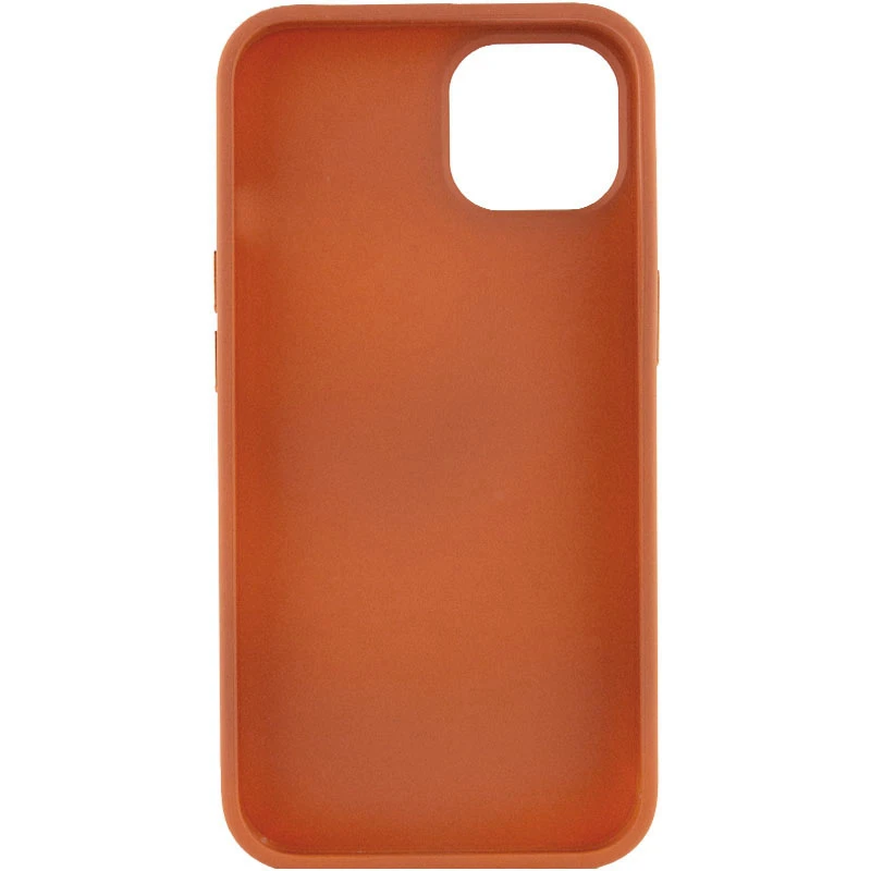 TPU чехол Bonbon Metal Style для Apple iPhone 14 (6.1"), Оранжевый / Papaya 2, Силикон, купить оптом с доставкой
