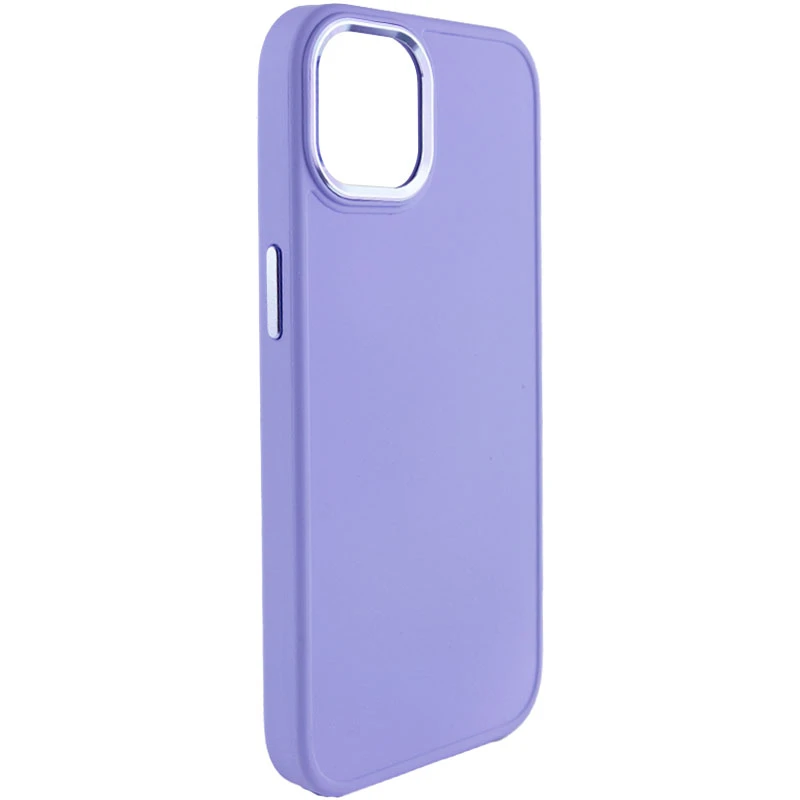 TPU чехол Bonbon Metal Style для Apple iPhone 14 (6.1"), Сиреневый / Dasheen, Силикон, купить оптом с доставкой
