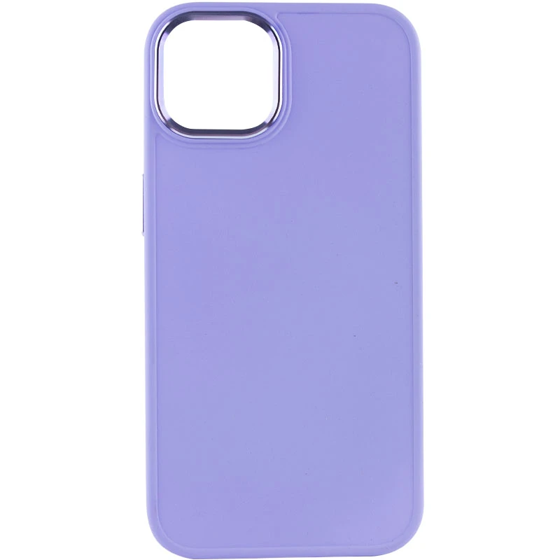 TPU чехол Bonbon Metal Style для Apple iPhone 14 (6.1"), Сиреневый / Dasheen 1, Силикон, купить оптом с доставкой