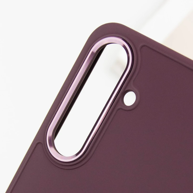 TPU чехол Bonbon Metal Style для Samsung Galaxy S23, Бордовый / Plum 5, Силикон, купить оптом с доставкой