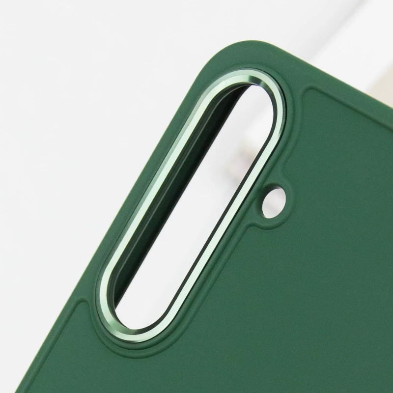 TPU чехол Bonbon Metal Style для Samsung Galaxy S23, Зеленый / Army green 6, Силикон, купить оптом с доставкой