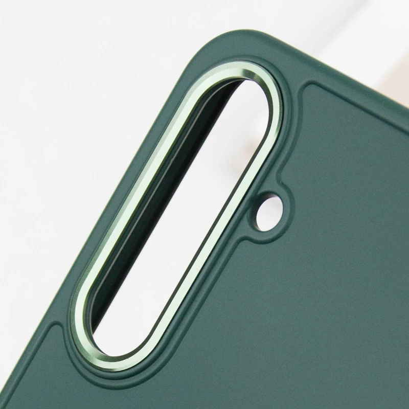 TPU чехол Bonbon Metal Style для Samsung Galaxy S23, Зеленый / Pine green 5, Силикон, купить оптом с доставкой