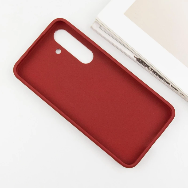 TPU чехол Bonbon Metal Style для Samsung Galaxy S23, Красный / Red 3, Силикон, купить оптом с доставкой