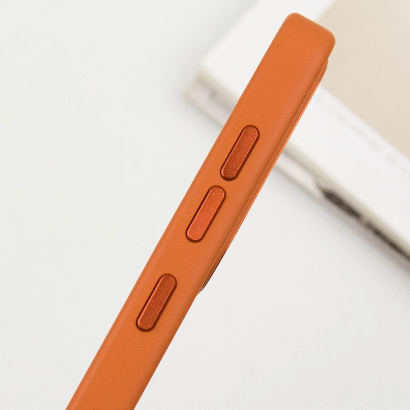 TPU чехол Bonbon Metal Style для Samsung Galaxy S23, Оранжевый / Papaya 4, Силикон, купить оптом с доставкой