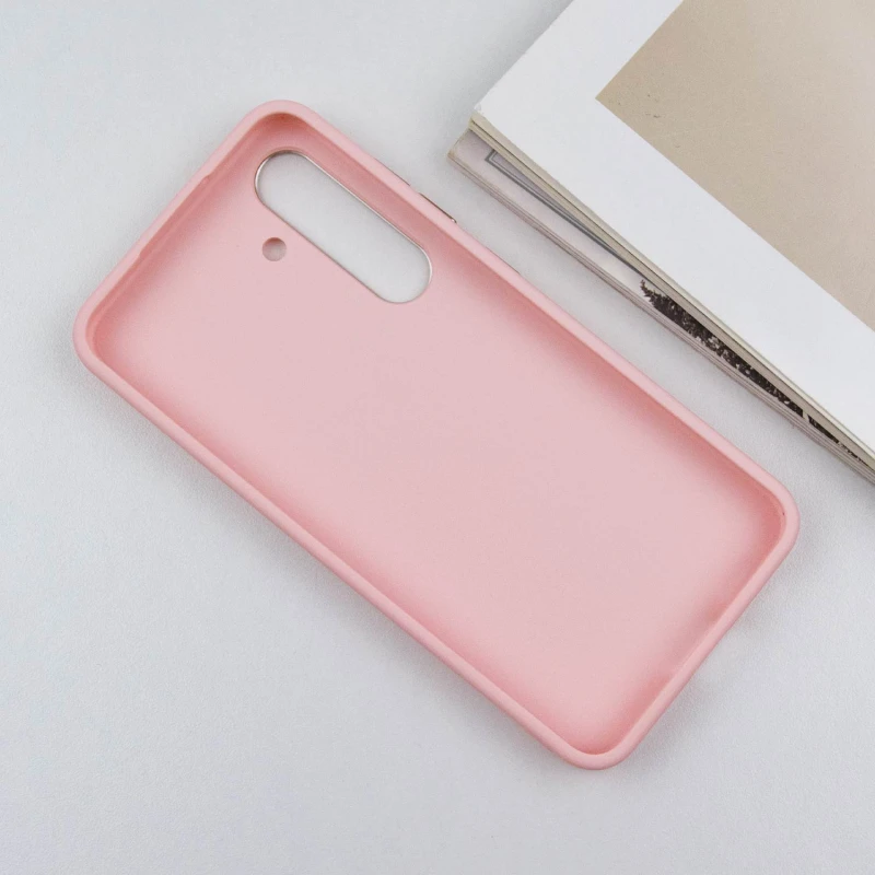 TPU чехол Bonbon Metal Style для Samsung Galaxy S23, Розовый / Light pink 3, Силикон, купить оптом с доставкой