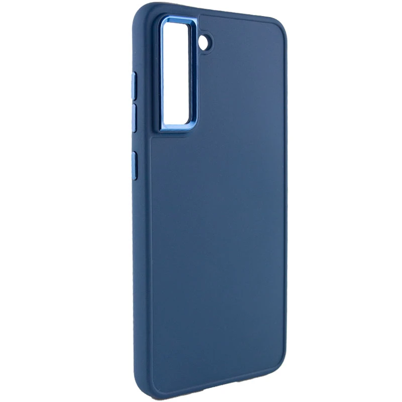 TPU чехол Bonbon Metal Style для Samsung Galaxy S23, Синий / Cosmos blue, Силикон, купить оптом с доставкой