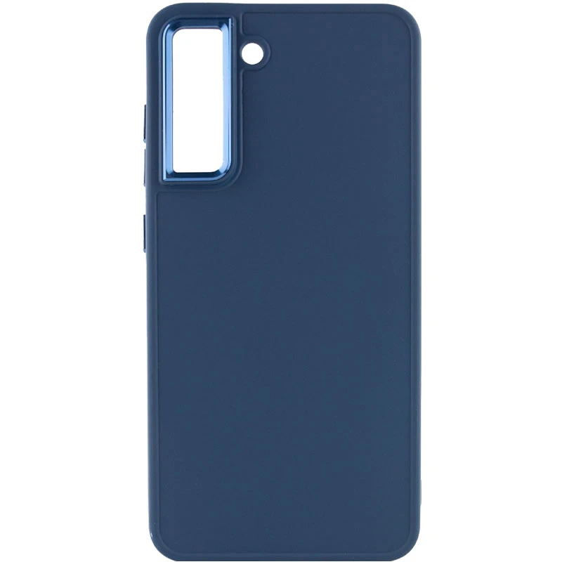 TPU чехол Bonbon Metal Style для Samsung Galaxy S23, Синий / Cosmos blue 1, Силикон, купить оптом с доставкой