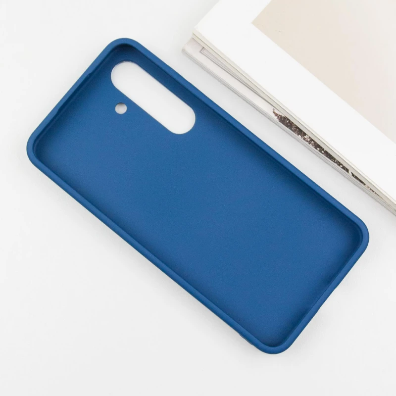 TPU чехол Bonbon Metal Style для Samsung Galaxy S23, Синий / Denim Blue 3, Силикон, купить оптом с доставкой