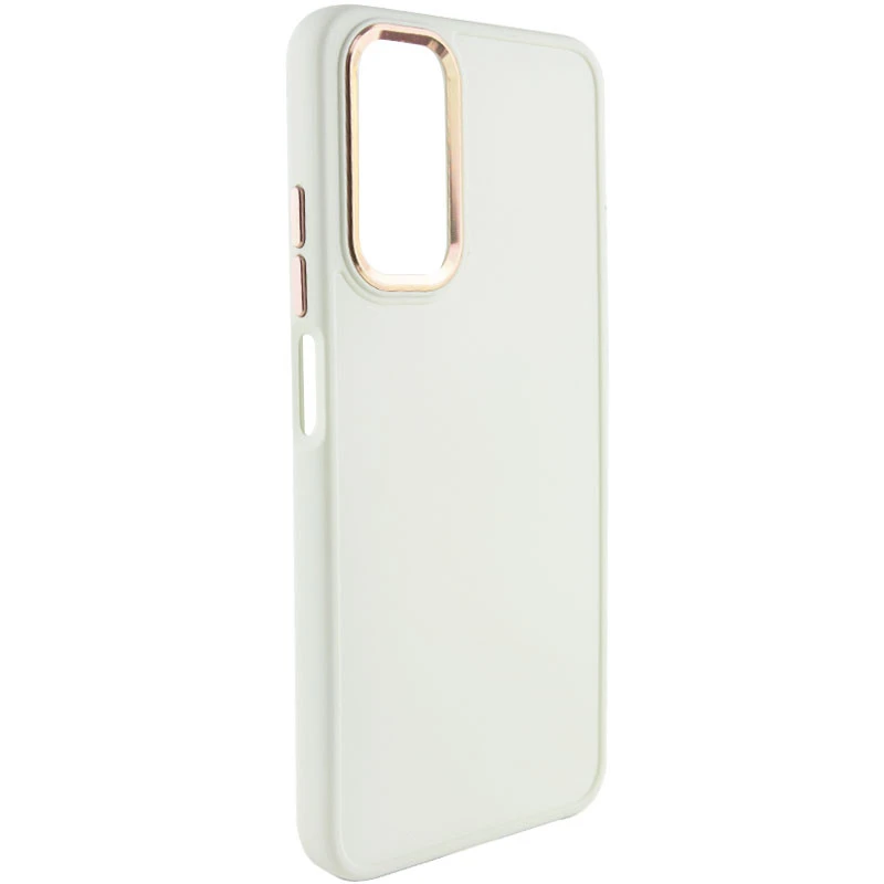 TPU чехол Bonbon Metal Style для Samsung Galaxy A14 4G/5G, Белый / White, Силикон, купить оптом с доставкой