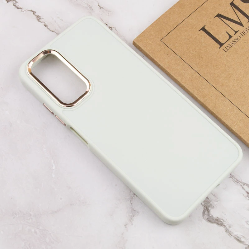 TPU чехол Bonbon Metal Style для Samsung Galaxy A14 4G/5G, Белый / White 3, Силикон, купить оптом с доставкой