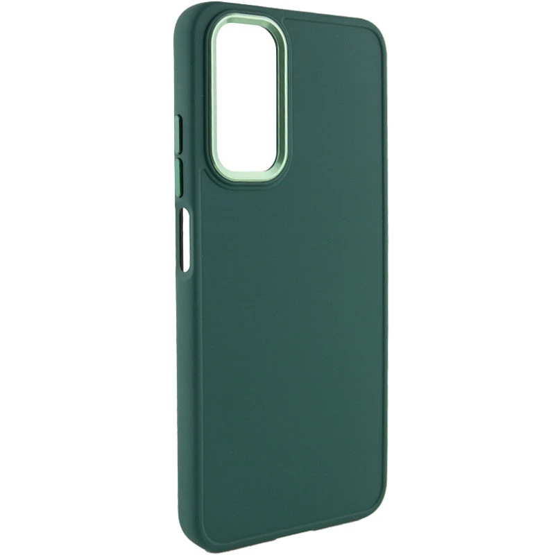 TPU чехол Bonbon Metal Style для Samsung Galaxy A14 4G/5G, Зеленый / Army green, Силикон, купить оптом с доставкой